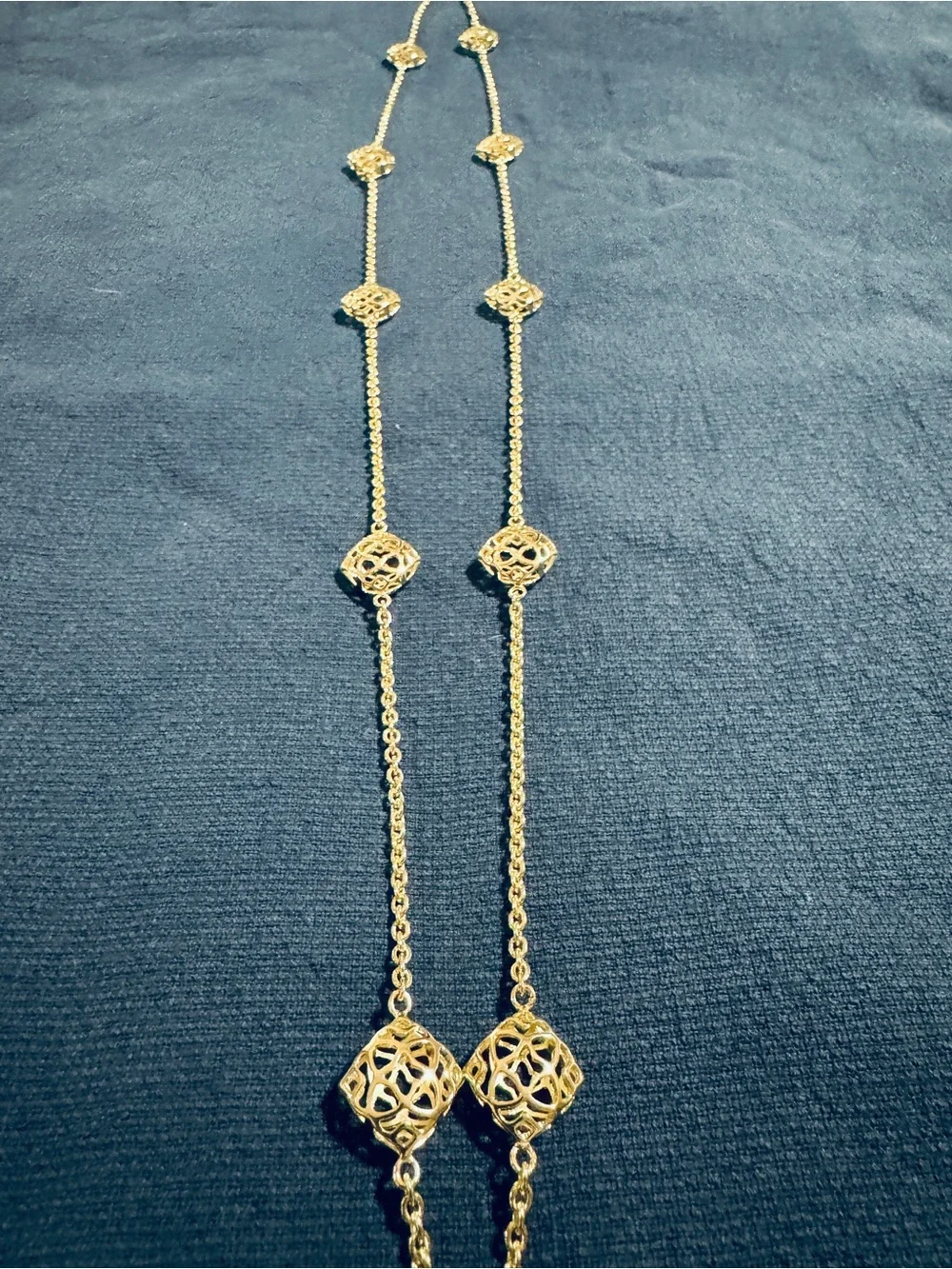 Kendra Scott gold filigree